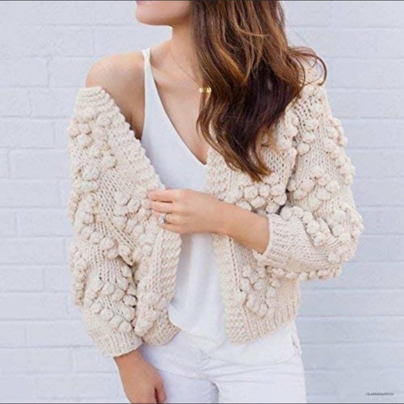 Wishlist Sweaters - Wishlist bobble chunky cardigan sweater. S/M